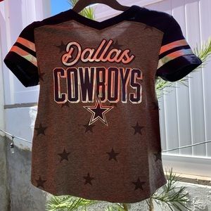 Cowboys Football Girls Teeshirt